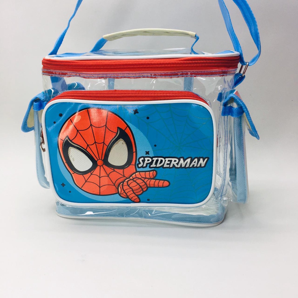 SHOWME TAS MAKAN ANAK SEKOLAH / TAS MIKA / BINGKISAN / ULANG TAHUN / GOODIEBAGS / TAS RENANG / TAS BOTOL AIR / TAS BABY / SLINGBAGS / KARAKTER SPIDER CUTE