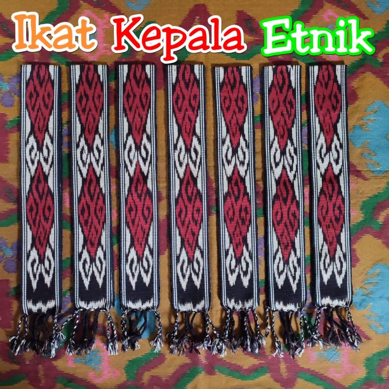 Ikat Kepala Etnik Tenun, kain tenun