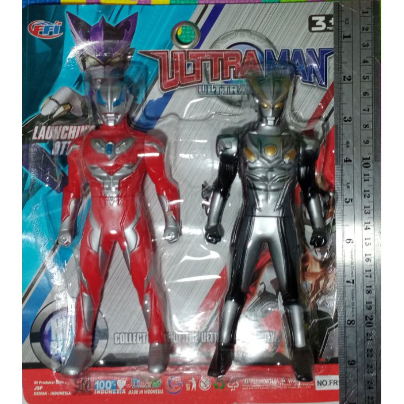 MAINAN SUPER HERO ULTRAMAN SET 2 PCS MURAH FR1208 MAINAN ANAK-ANAK FIGURE ULTRAMAN GEED / ULTRAMAN GINGA MAINAN ANAK COWOK CEWEK BALITA MURAH