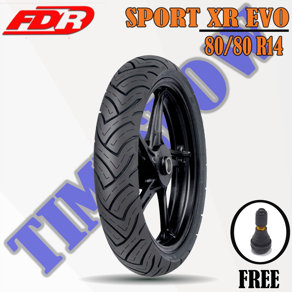 Ban Motor Matic // FDR SPORT XR EVO 80/80 Ring 14 Tubeless