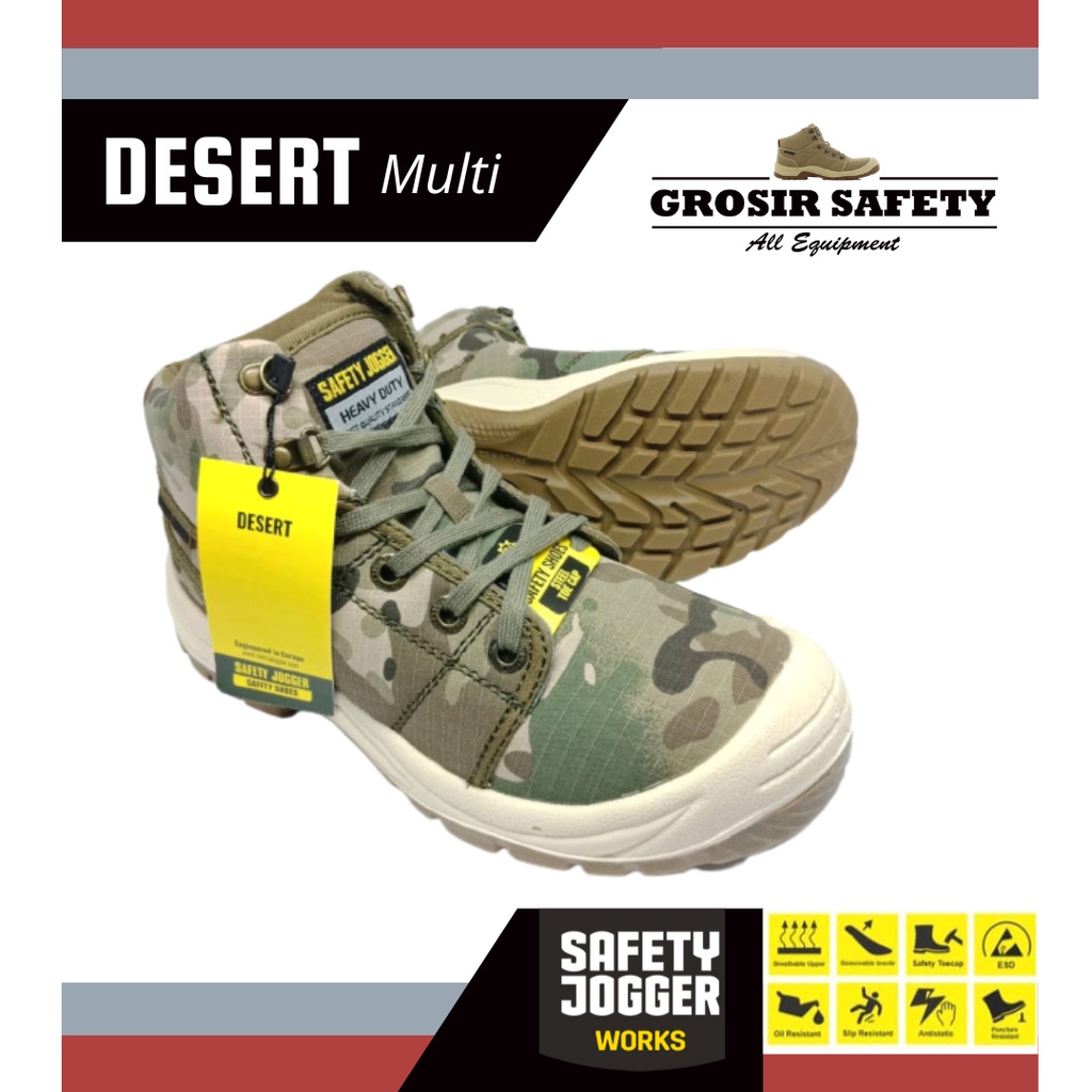 Sepatu Safety Jogger Desert multi S1P