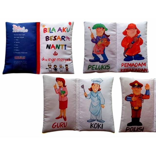 Buku bantal / buku kain mungil : Bila Aku Besar Nanti