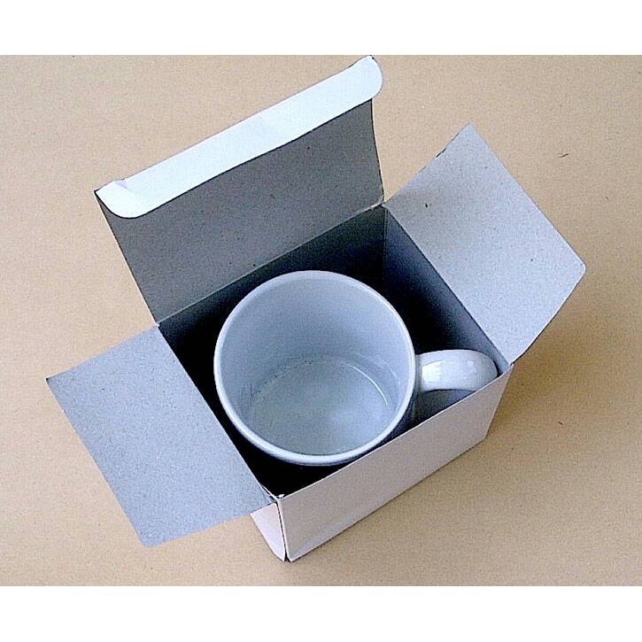 Kardus Mug Box Mug Kotak Mug Putih Murah Bisa Ecer