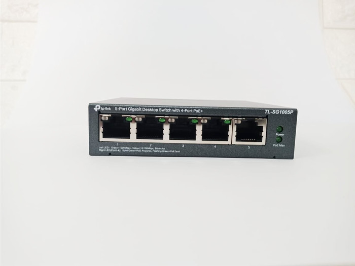 Desktop Switch TP Link TL-SG1005P 5Port Gigabit (TL SG1005P 4Port PoE+)