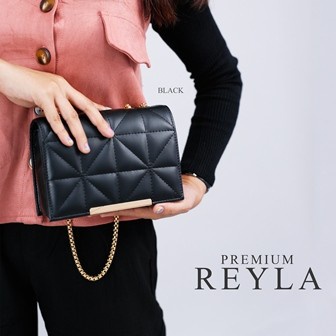 [BISA COD] Tas Selempang Slempang Sling Bag Reyla Wanita - Tas Rantai Bahu Kondangan Pesta Wanita Ootd