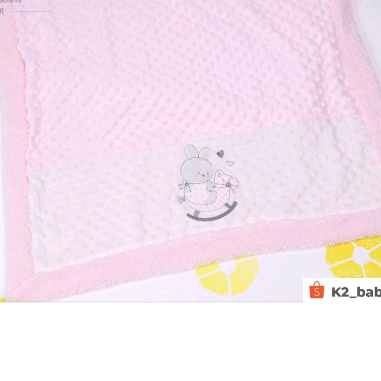 BABY K2 - BABY BLANKET MINKY / SELIMUT BABY MEREK SUNNOZY KODE 00037