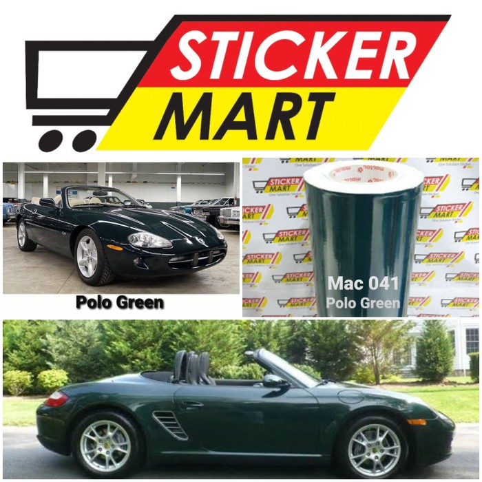 Sticker Mactac Polo Green (Super dark green, hijau gelap) alt Oracal