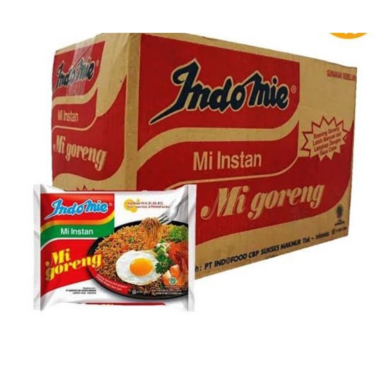 

Indomie Goreng 85g isi 40 pcs/ 1ds