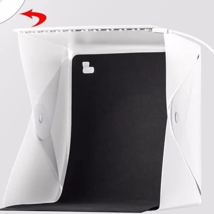✽ MINI STUDIO BOX LENGKAP LIGHTING LED BACKGROUND/MINI STUDIO FOTO BOX ♠