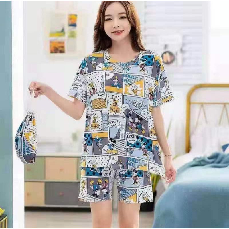 Stelan Baju Tidur Import hp/fashion wanita/baju tidur murah C03-D