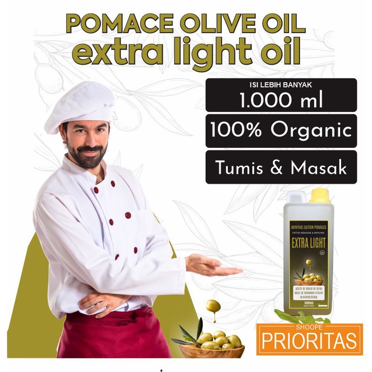 Healty Fresh Minyak Zaitun Untuk Masak Dan Menumis | Pomace Olive Oil |  100% Organic