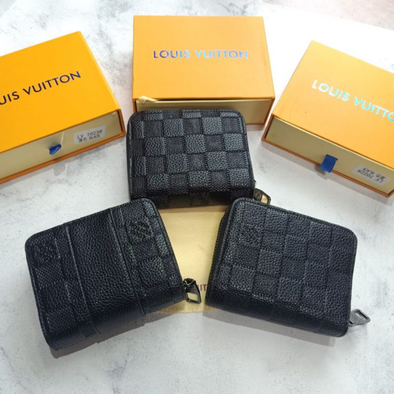 Dompet + Card Holder LV Embose Premium Quality