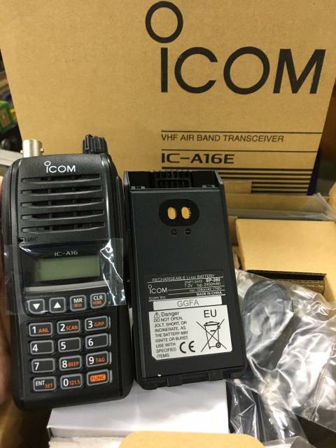 JUAL HT ICOM IC-A16E AIR BAND HT ICOM A16E AIR BAND