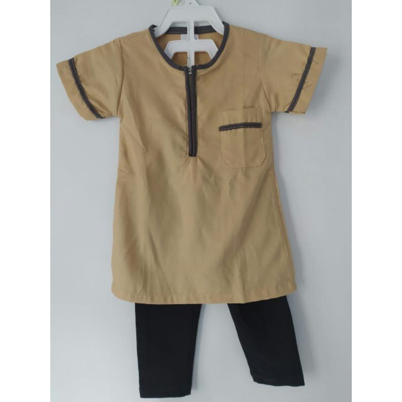 Baju Koko Bayi Simple Strip by MuaraBabyShop [Preloved]