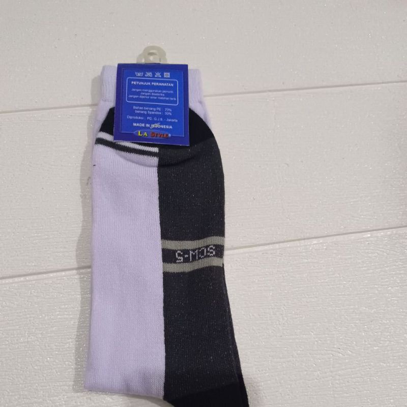 Kaos kaki sekolah/kaos kaki student merk L. A style