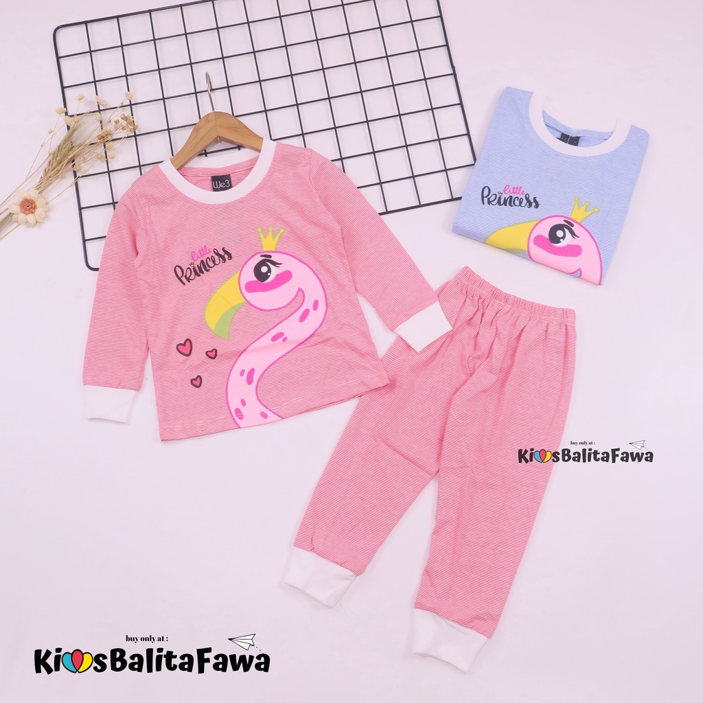 Piyama Za-ra Kids Size 7-10 Tahun / EXPORT Quality Baju Tidur Karakter Kaos Lengan Celana Panjang