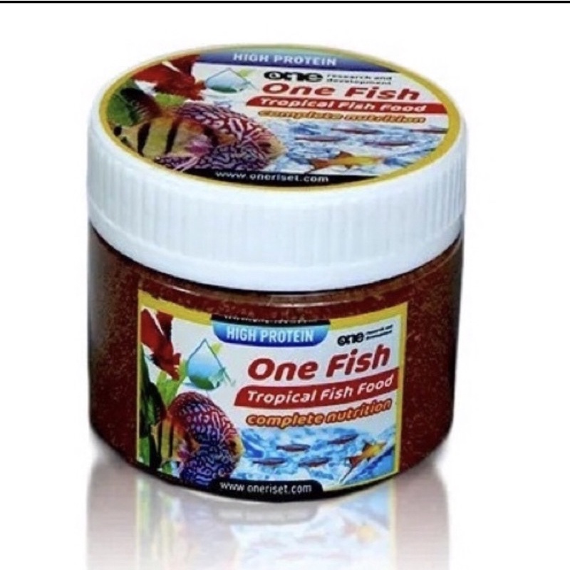 One Fish Tropical Fish Food High Protein Makanan Ikan Pelet Ikan Aquarium Aquascape