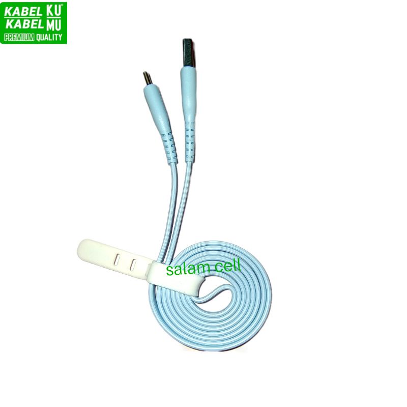 Kabel Data Type-C KuMu Fast Charging By Wellcomm Original Garansi Resmi