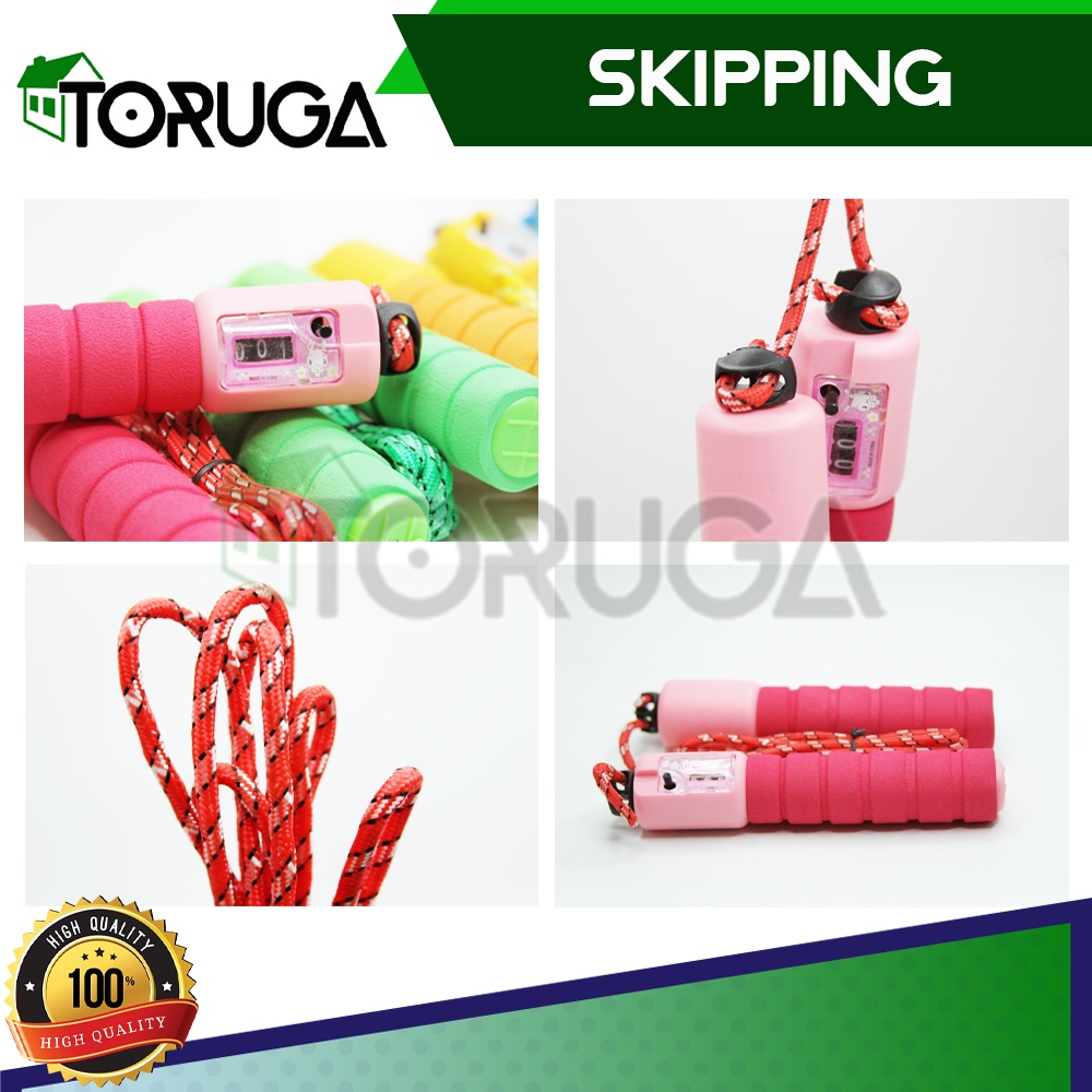 ALAT TALI LOMPAT OLAHRAGA SKIPPING JUMP ROPE + PENGHITUNG