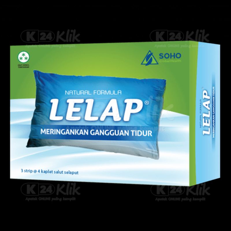 Lelap obat tidur isi 12 per box