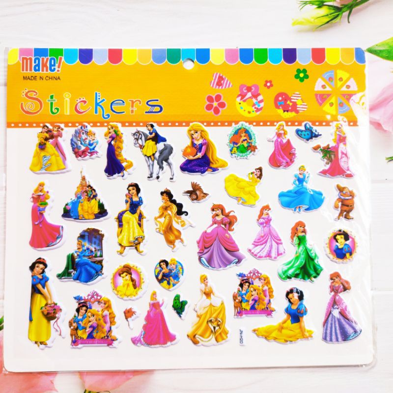 Mainan Edukasi Sticker Anak Timbul Karakter Murah mainan stiker anak murah