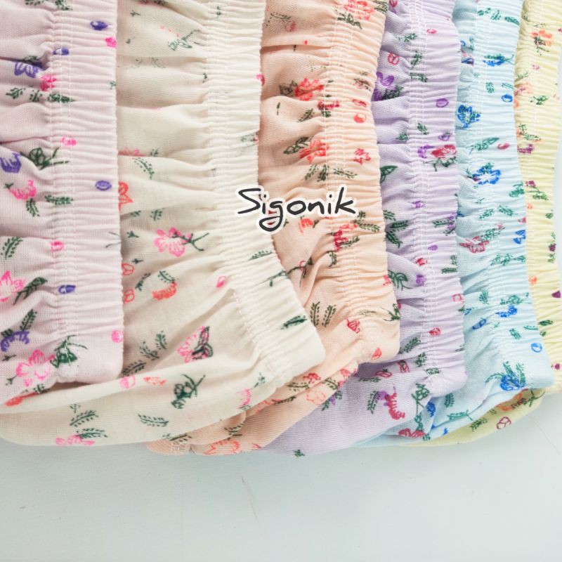 CD Celana Dalam Motif Perempuan Wanita cewek Dewasa Big Size Jumbo M L XL XXL 3L Import TNL TENLING Motif Bunga Katun Karet Kerut Undies Cawet Adem Nyaman Grosir Murah Sigonik