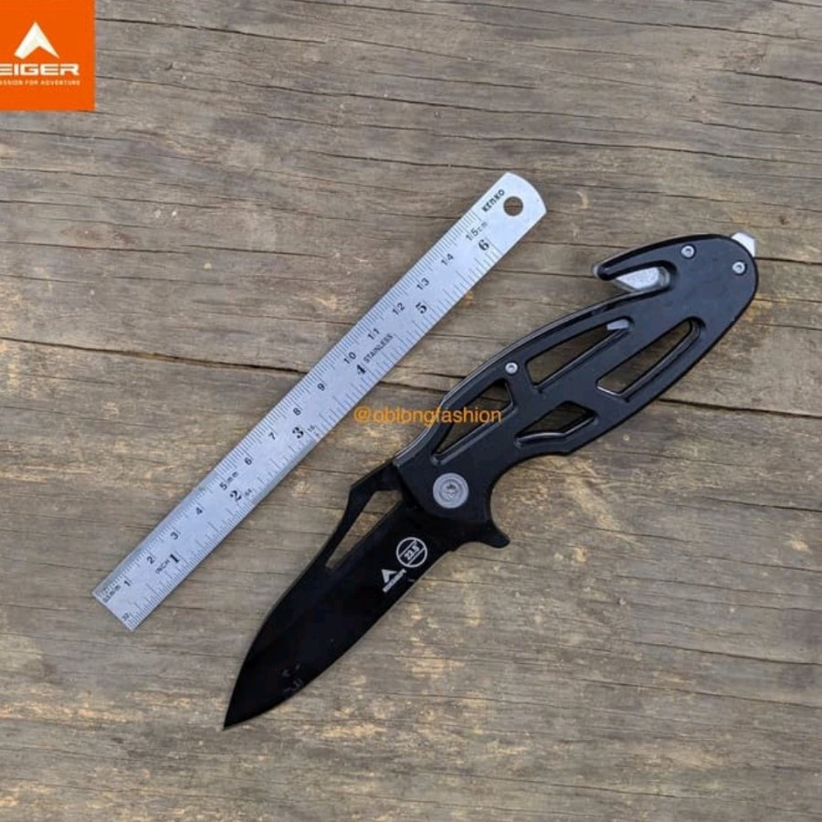 Pisau Eiger1989 Skeleton 3658 Multitool Survival Kit