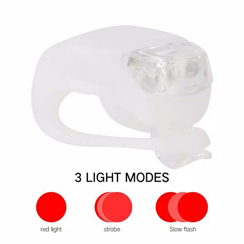 Lampu LED Murah Sepeda Lipat 3 mode Light