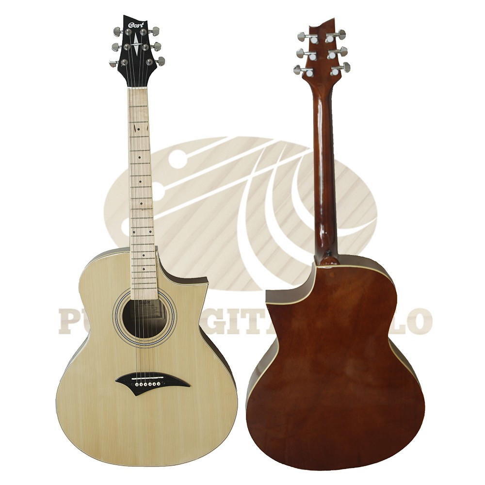 Gitar Cort Akustik Double Run Neck Utuh