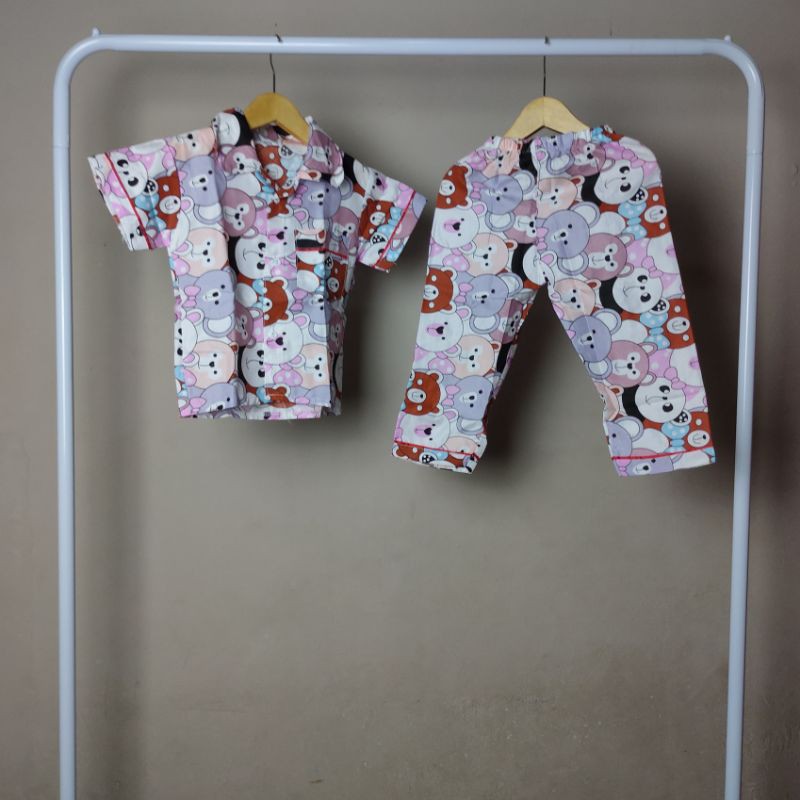 Piyama Anak Umur 1-6 Tahun Bisa Pilih Motif