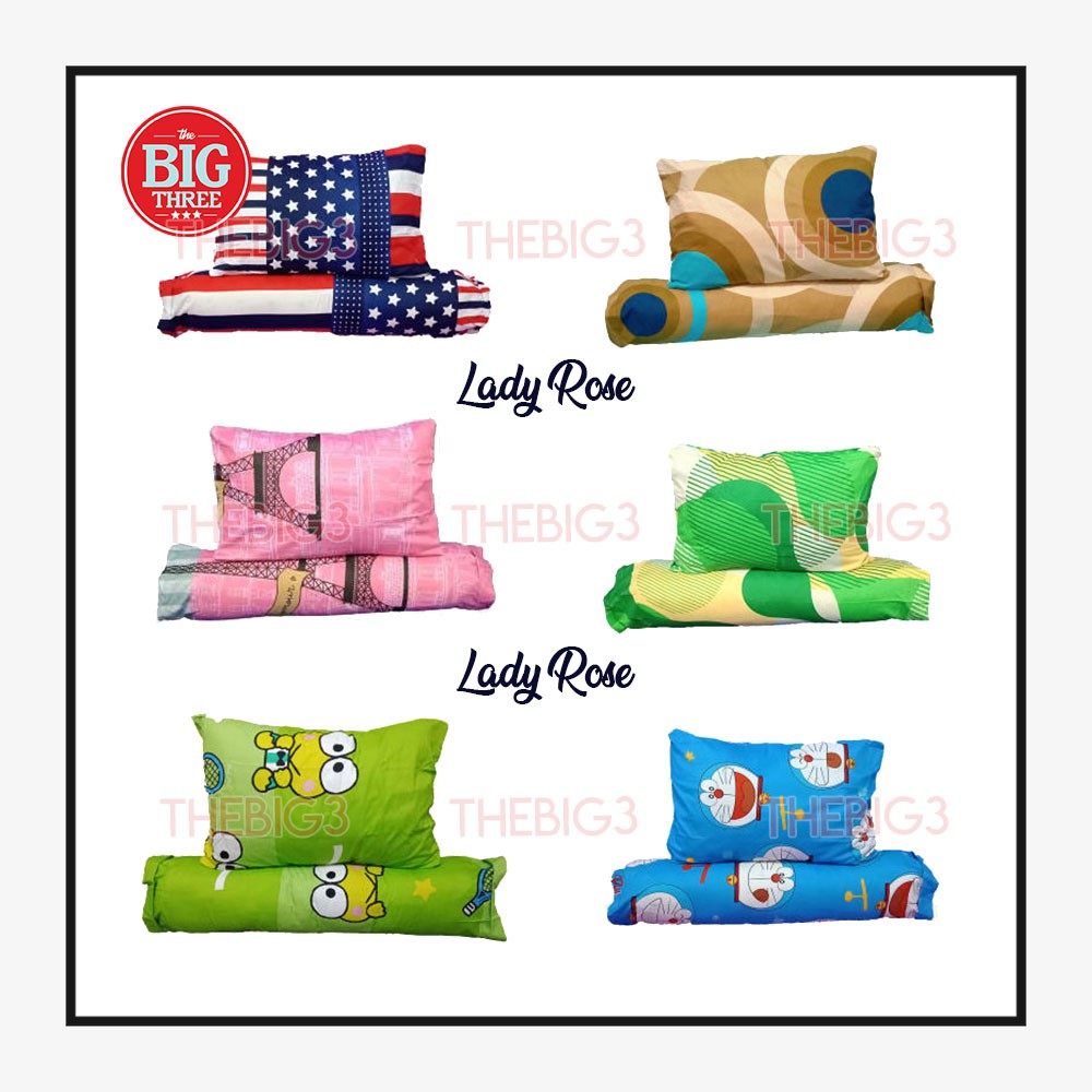 Set Sarung Bantal Bantal / guling merk LADY ROSE - Halus ...