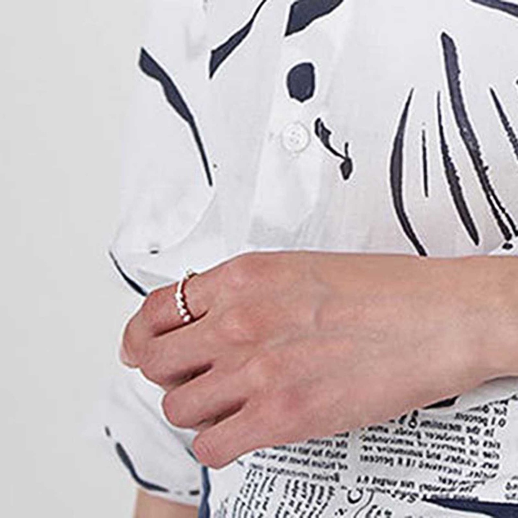 Hu Hu Hu Hu Hu Alat Bantu Pasang Kacamata♡ Cincin Tembaga Hias Manikmanik Bola Untuk Priawanita