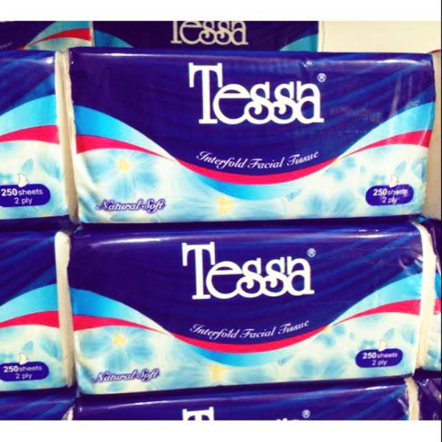 Tissue Tessa 250 sheet 2ply / tissue facial tessa