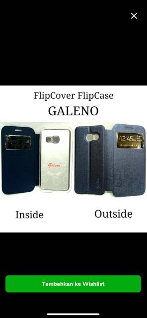 Case Galeno flip cover Samsung A8 plus premium flipshell cas