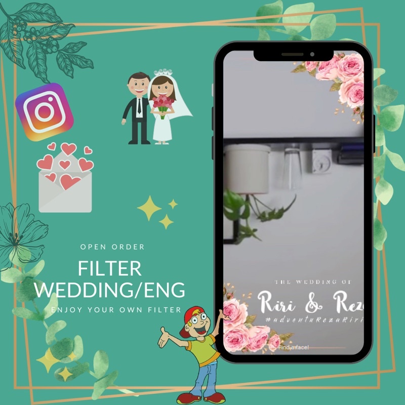 JASA PEMBUATAN FILTER INSTAGRAM | WEDDING  | ENGAGEMENT