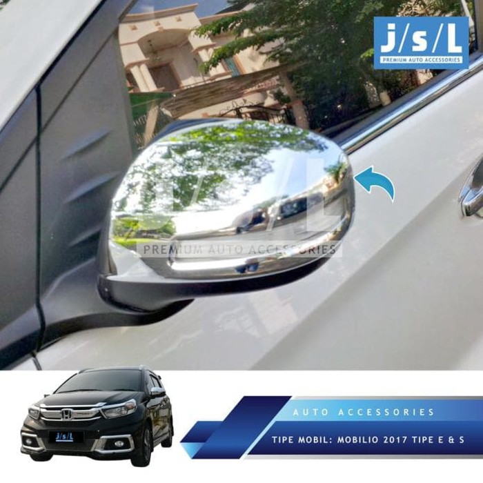 Mobilio 2017 Mirror Cover Chrome Tipe S Dan E | Aksesoris Honda