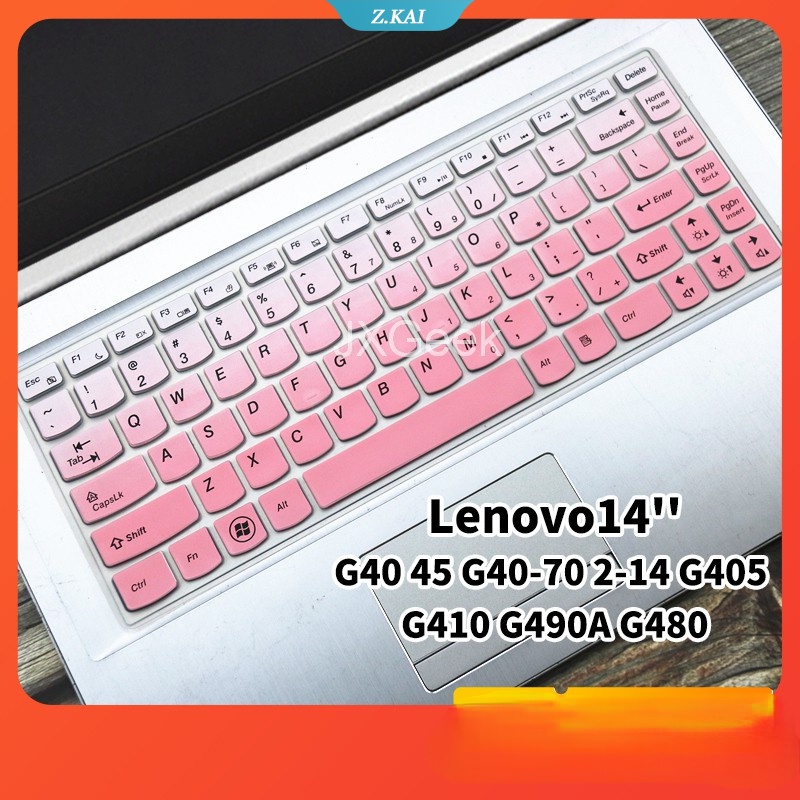 Skin Silikon Pelindung Keyboard Anti Air / Debu Untuk Laptop Lenovo G40 45 G40-70 2-14 G405 G410 G490A G480