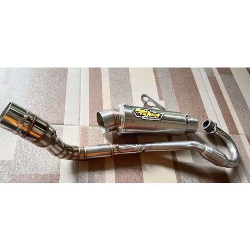knalpot Fantera leher atas PNP KLX crf dtracker