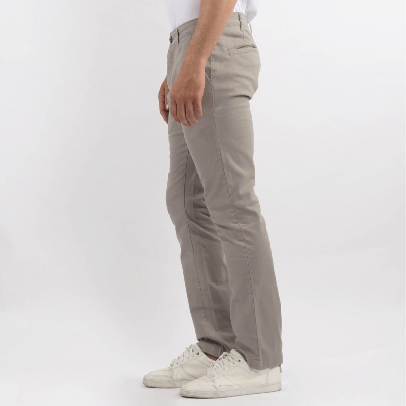 Edwin Celana Chinos Pria Osaka Slim Fit Stretch Light Grey