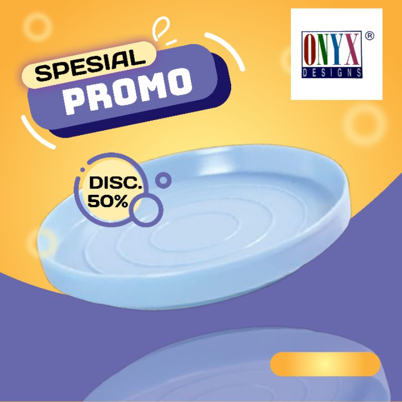 [ 7.7 BIG SALE ] ONYX Tatakan Gelas Melamin | Piring Gelas Minum Tahan Panas | Coaster Round 8cm