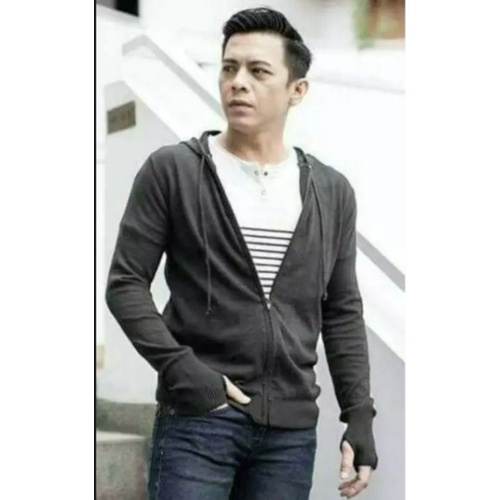 JAKET RAJUT PRIA/ JAKET RAJUT ARIEL/ JAKET RAJUT HODDIE