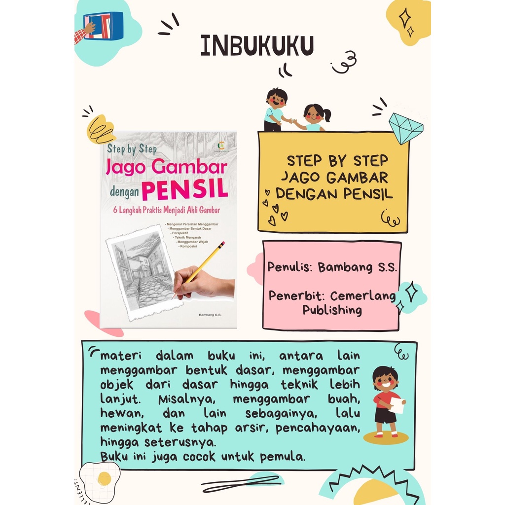 Jual BUKU PANDUAN MENGGAMBAR - STEP BY STEP JAGO GAMBAR DENGAN PENSIL ...