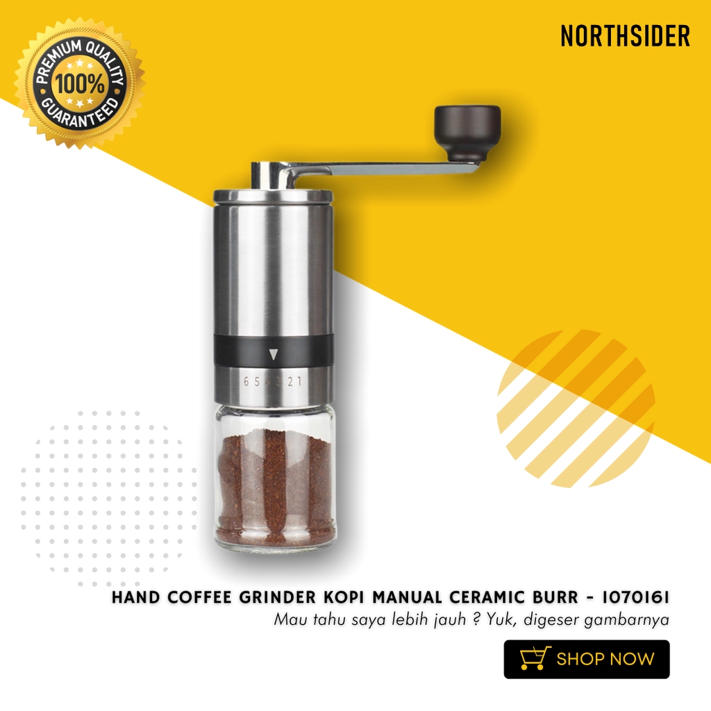 HAND COFFEE GRINDER KOPI MANUAL CERAMIC BURR - 1070161