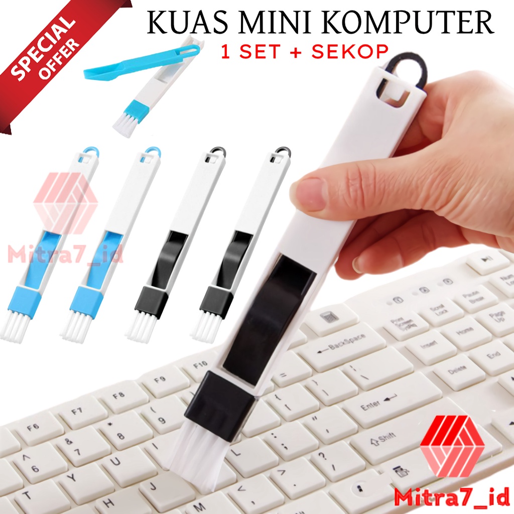 [M7] KUAS MINI PEMBERSIH DEBU KEYBOARD / SAPU MINI LAPTOP / KUAS MINI SET SEKOP / KUAS MINI LAPTOP