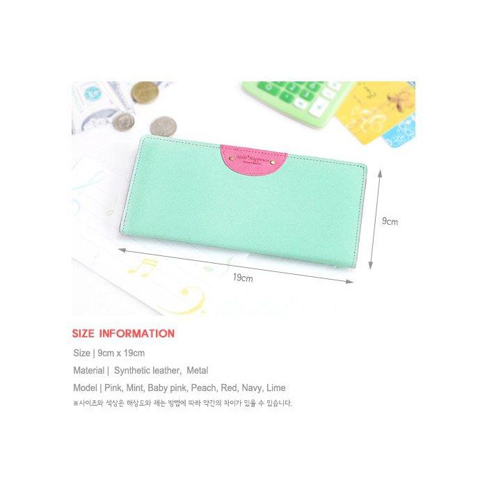 Slim Wallet / Dompet Trendi Wanita Dompet Uang Kertas Koin Kartu