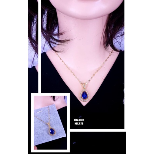 Kalung titanium koin ,tidak luntur, best seller,bisa dipake mandi