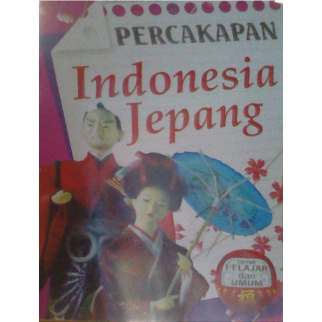 buku belajar bahasa percakapan Indonesia Jepang