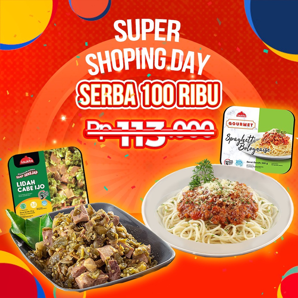 

Laukita Tray Lidah Cabe Ijo + Gourmet Spaghetti Bolognaise