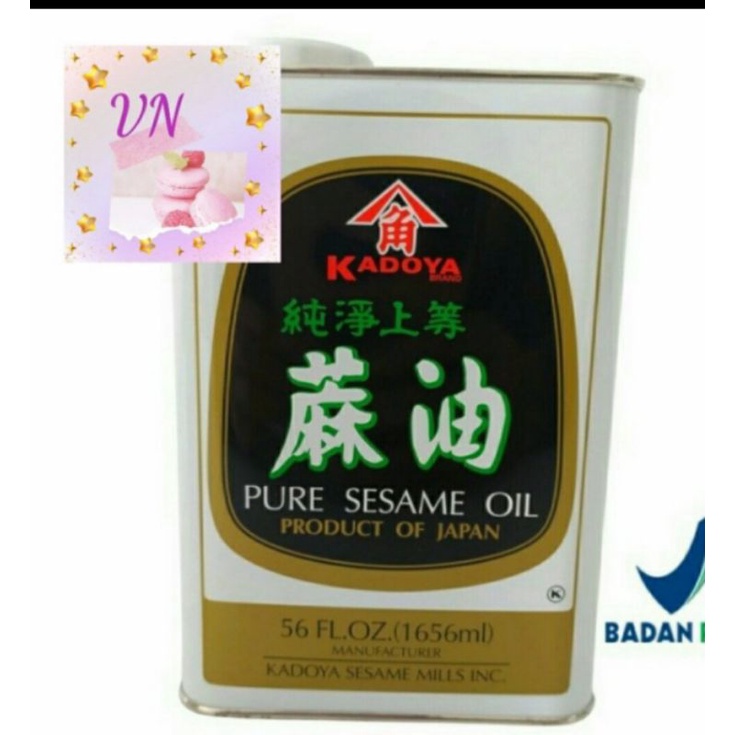

Kadoya Junsei Goma Oil 1,6L | Minyak Wijen | Sesame Oil | Goma Abura