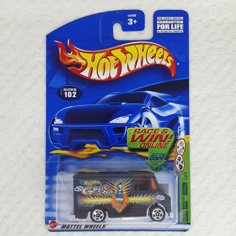 GRAVE RAVE WAGON - HOT WHEELS